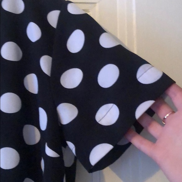 Daniel Rainn Polka Dot Short Sleeve Blouse EUC - Picture 4 of 14